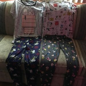 Snoopy/Peanuts Shirt & Legging Bundle
